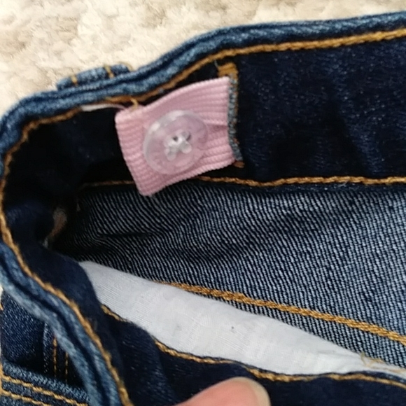 NEW Old Navy Mid-Length Stretch Extensible Denim Shorts Girls 12R Dark Wash - Picture 6 of 15